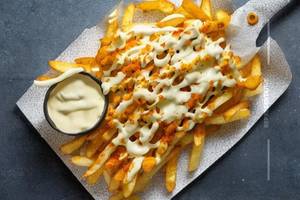 Cheesy salt fries