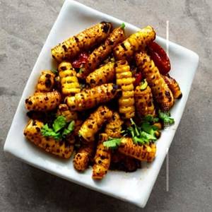 Baby Corn Burnt Chilli