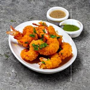 Golden Fried Prawns