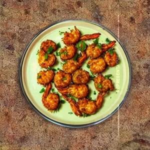 Golden Fried Prawns  