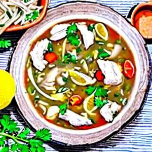 Chicken Lemon Coriander Soup