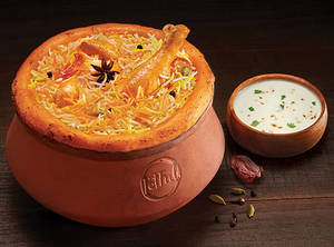 Claypot Lucknowi Chicken Biryani