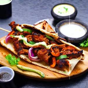 Barbeque chicken Shawarma In Rumali