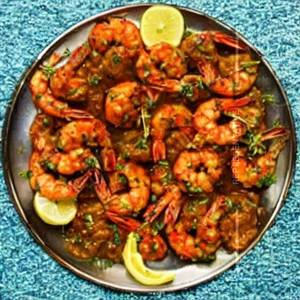 Schezwan prawns