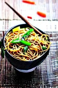 Mushroom noodles