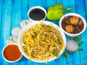 Paneer Chowmein +vag Manchurian
