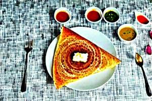 Ghee paneer dosa