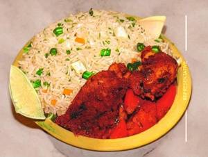 Chicken Triple Shezwan Fried Rice Rice