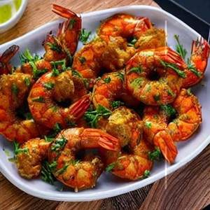 Prawns golden dry