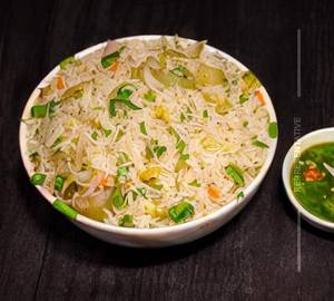 Onion Chilli Fried Rice
