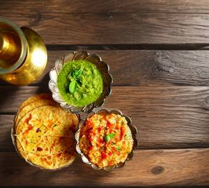 Sattu Kachori with Baigan Chokha