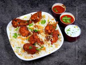 Chicken Fired Wings Biryani
