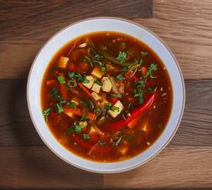 Hot And Sour Soup [Veg]