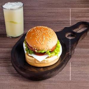 Crunchy Aloo Cheese Burger