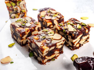 Sugar Free Khajur Pak.
