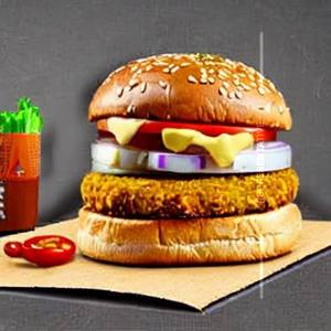 Hot Veg Burger