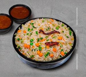 Sechzwan mix non veg fried rice
