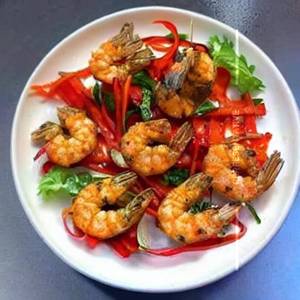 Spicy Fried Prawns