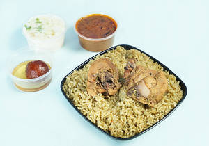 Donne Chicken Biryani With Gulab Jamun
