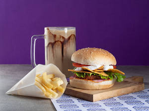 Super Crispy Veg Cold Coffee Meal