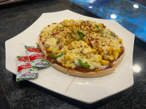 Corn Cheese Pizza(8")