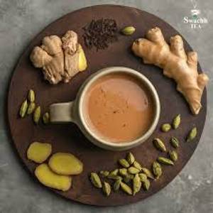 Ginger elaichi tea glass [250 ml]