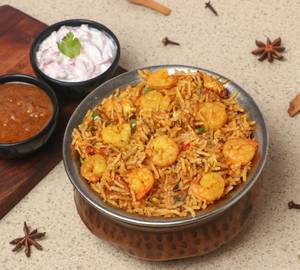 Prawn special biryani
