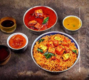 Paneer Tripple Schezwan Rice