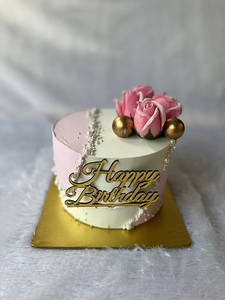 White Pearls Celebration Cake