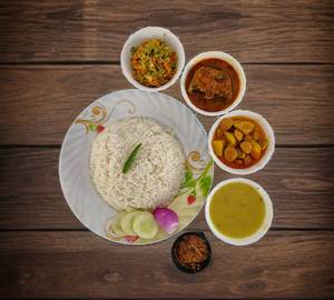 Special Fish Fried Rice Thali