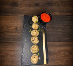 Kothe Soya Bean Momos [6 Pcs]