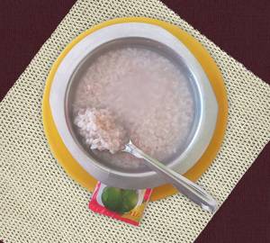 Boiled Red Rice Kanji With Pickle