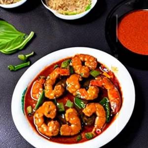Kung Pow Prawns