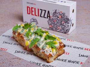 Creamy Corn & Spinach With Ricotta Pocket Pizza