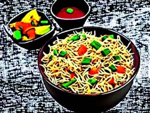 Veg Singapore Fried Rice