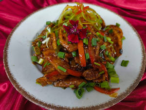 Crispy Honey Chilly Lotus Stem
