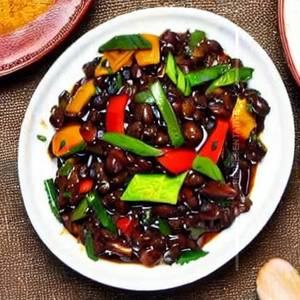 Exotic Vegtable in Black Bean Sauce