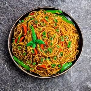 Veg Pan Fried Noodles Medium