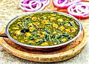 Palak Chana  