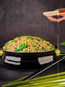 Veg Spinach & Mushroom Fried Rice