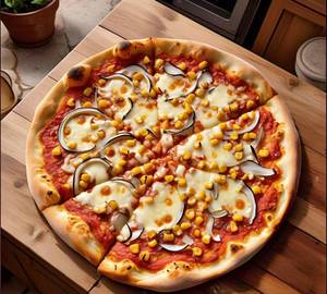 Corn Onion Pizza (8 inch)