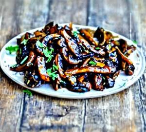 Mushroom pepper fry