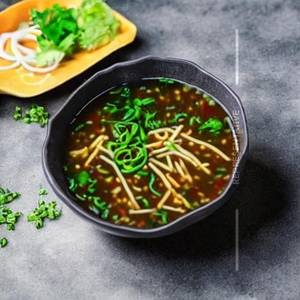 Veg broth manchow soup