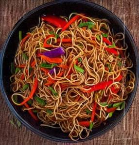 Mixed Veg Schezwan Noodles