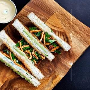 Mushroom Chilly Sandwich