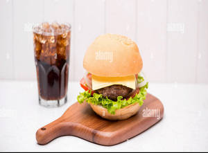 Veg Burger + Coke