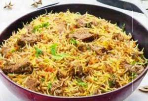 Mutton Schezwan Rice