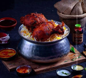 Chicken Ghee Roast Biryani [bone]