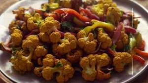 Cauliflower Pepper Fry