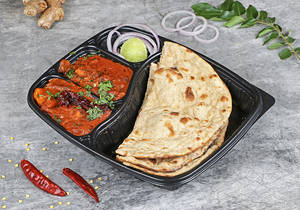 Tandoori Roti (2 Nos) + Veg Kolhapuri (half)